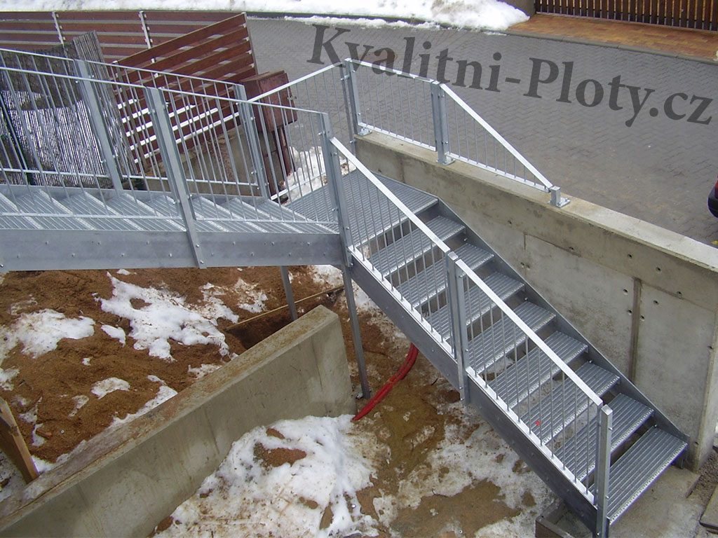 Ocelové schodiště 1