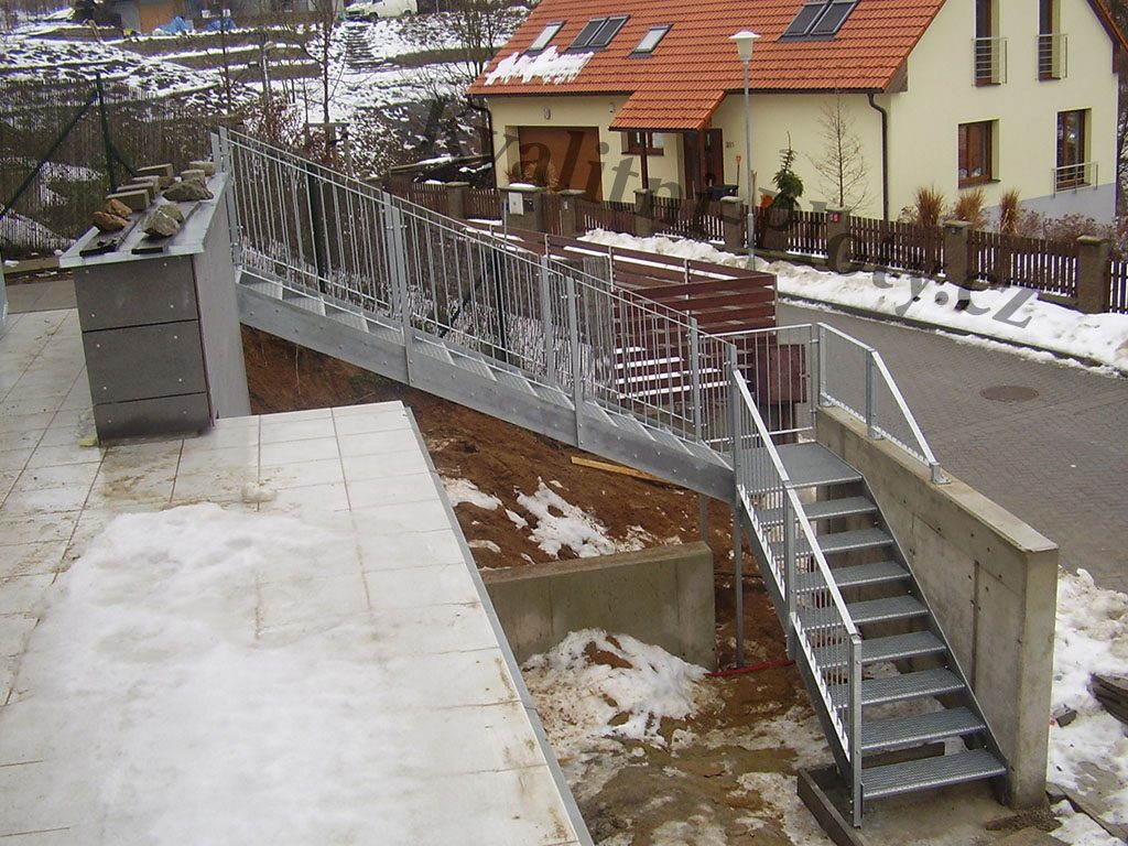 Ocelové schodiště 2